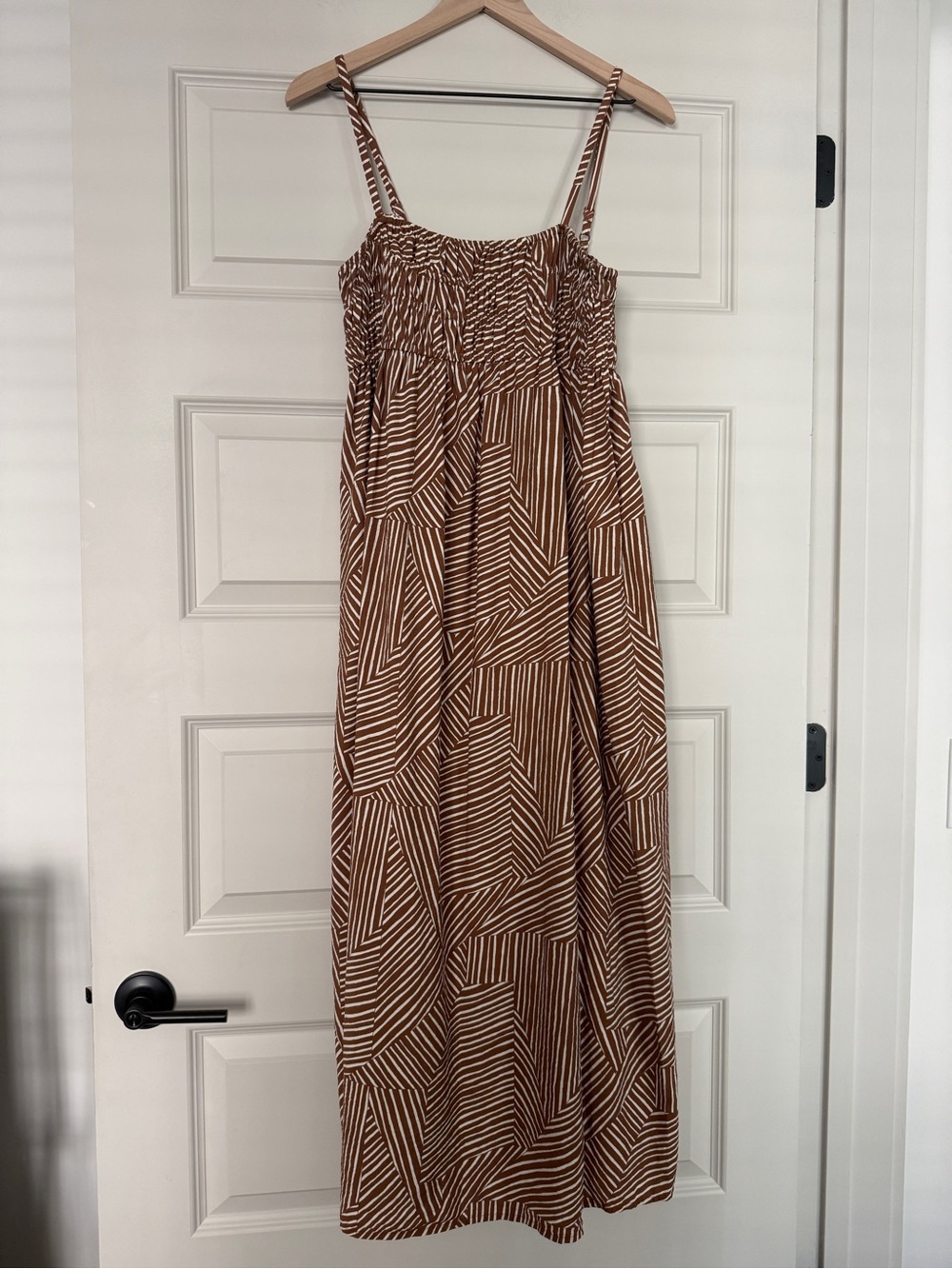 a new day Brown Striped Maxi Dress